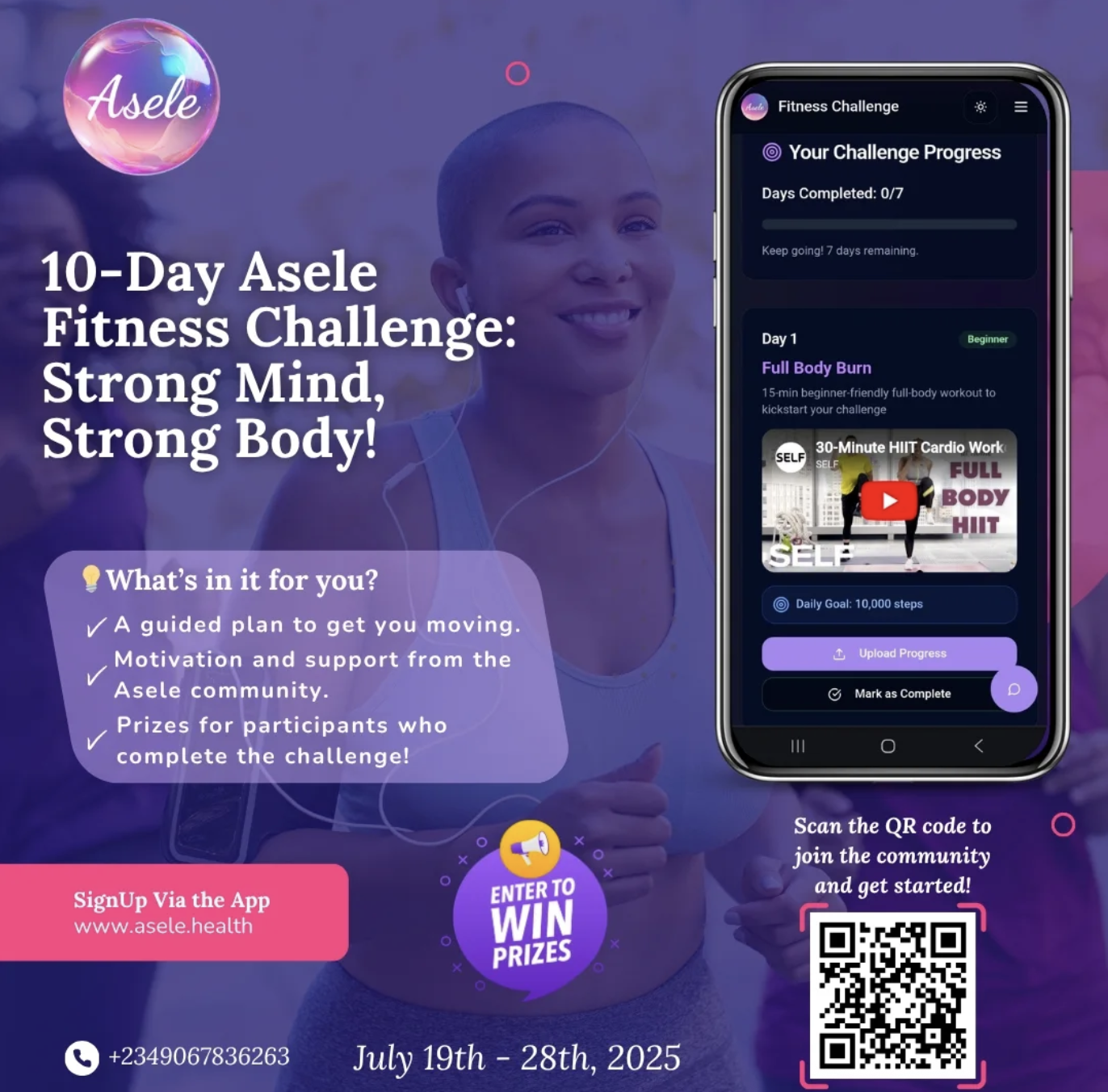 Previous Asele fitness challenge