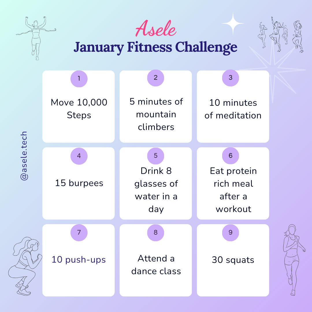 Previous Asele fitness challenge